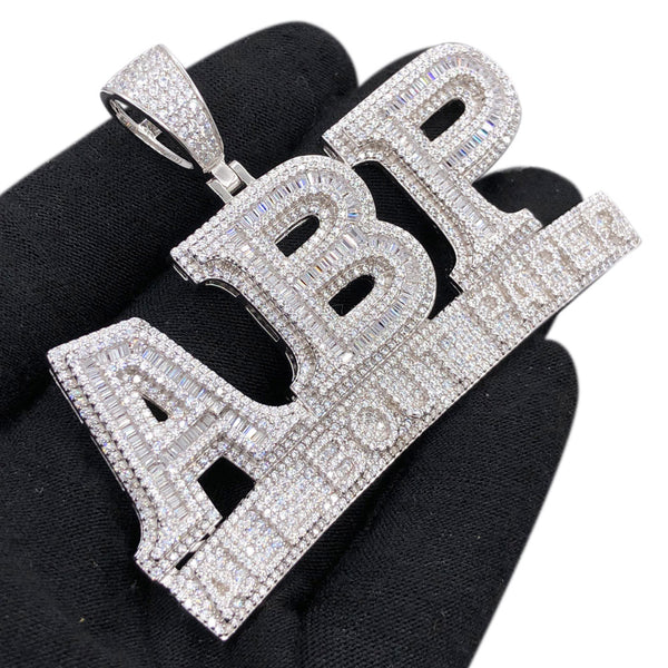 ABP All newest Bout Paper BIG Luxury Iced Diamond Pendant